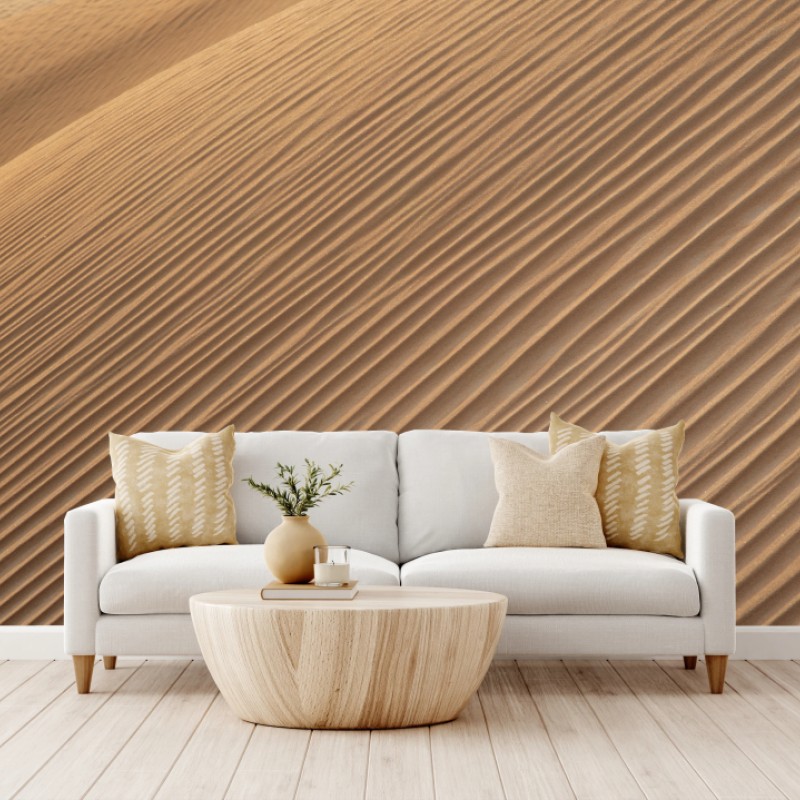 Carta da parati dune dorate: texture del deserto