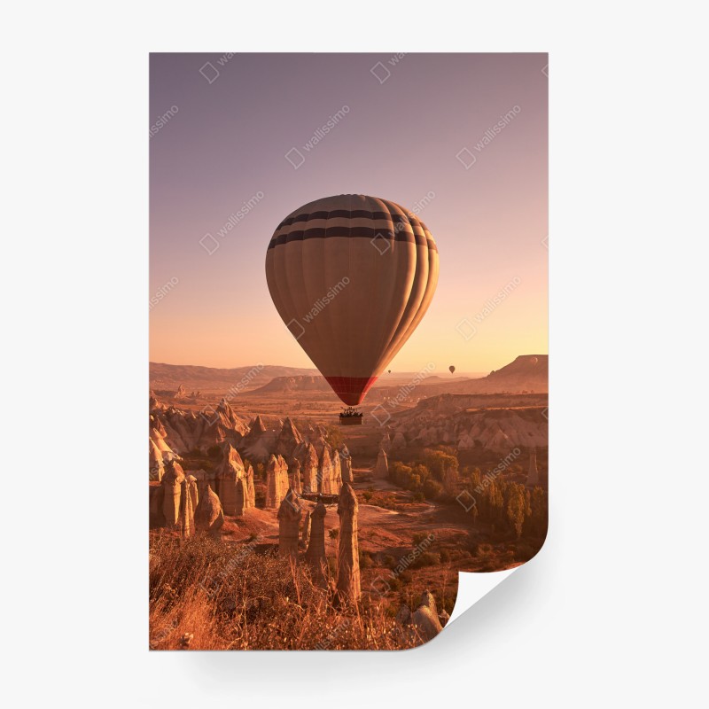 Carta da parati mattina dorata a Cappadocia