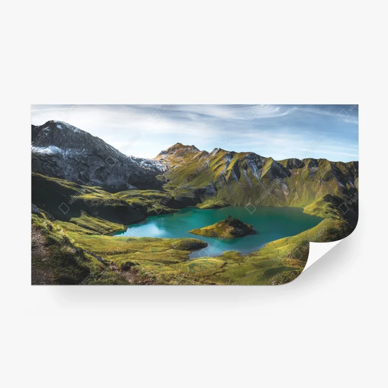 Carta da parati panorama alpino sul Lago Schrecksee