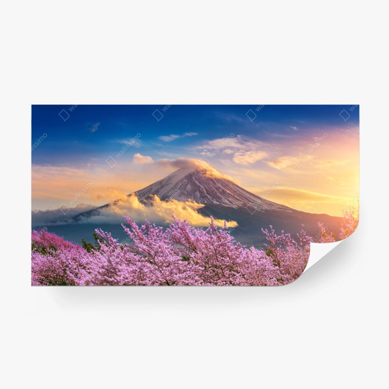 Carta da parati risveglio primaverile a Monte Fuji