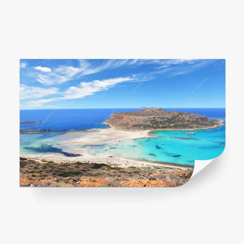 Carta da parati panorama della laguna di Balos, Creta
