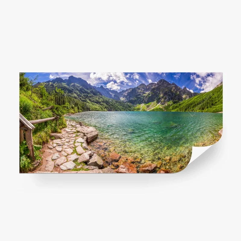 Carta da parati panorama cristallino dei Tatra