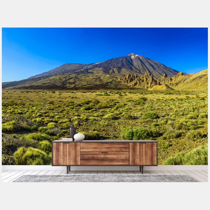 Carta da parati panorama del vulcano Teide a Tenerife