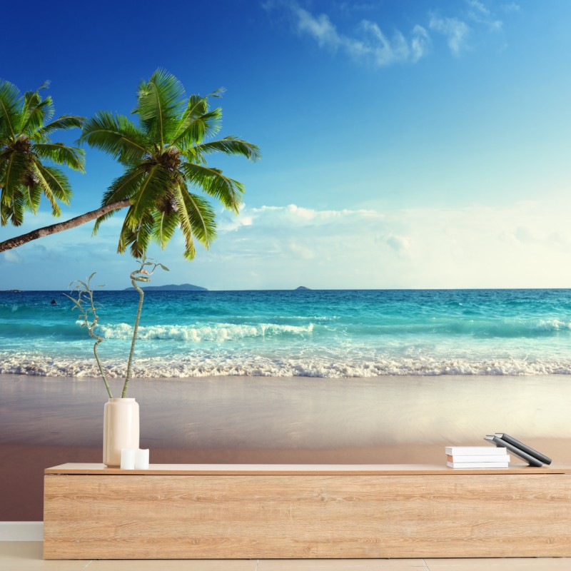 Carta da parati tramonto tropicale ai Caraibi