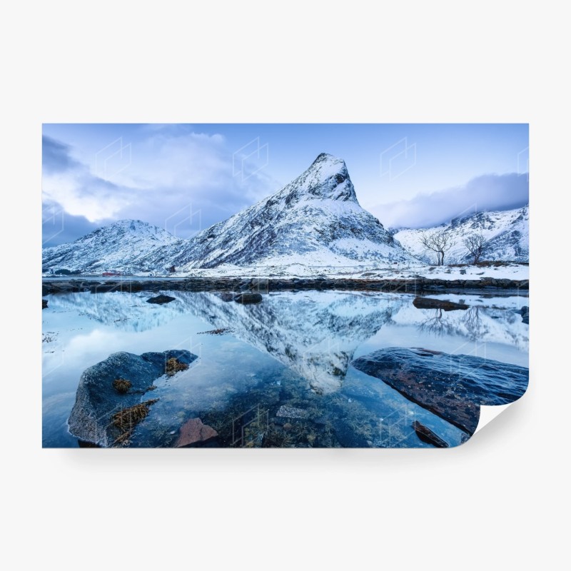 Carta da parati riflessi artici in Norvegia
