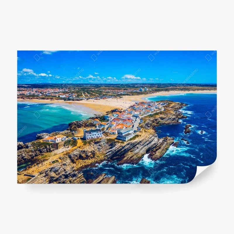 Carta da parati paesaggio costiero di Baleal, Peniche