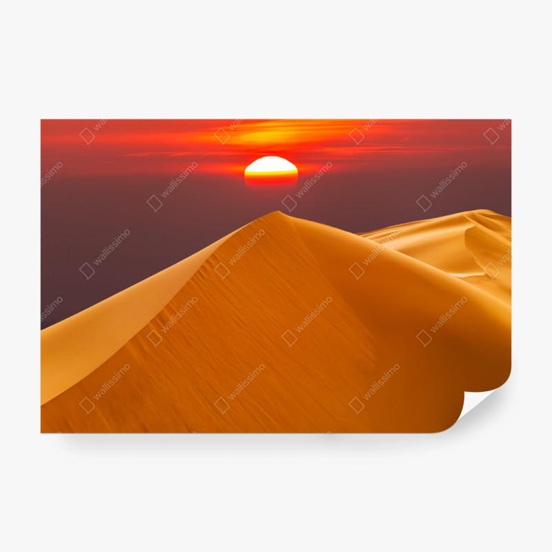 Carta da parati dune dorate al tramonto