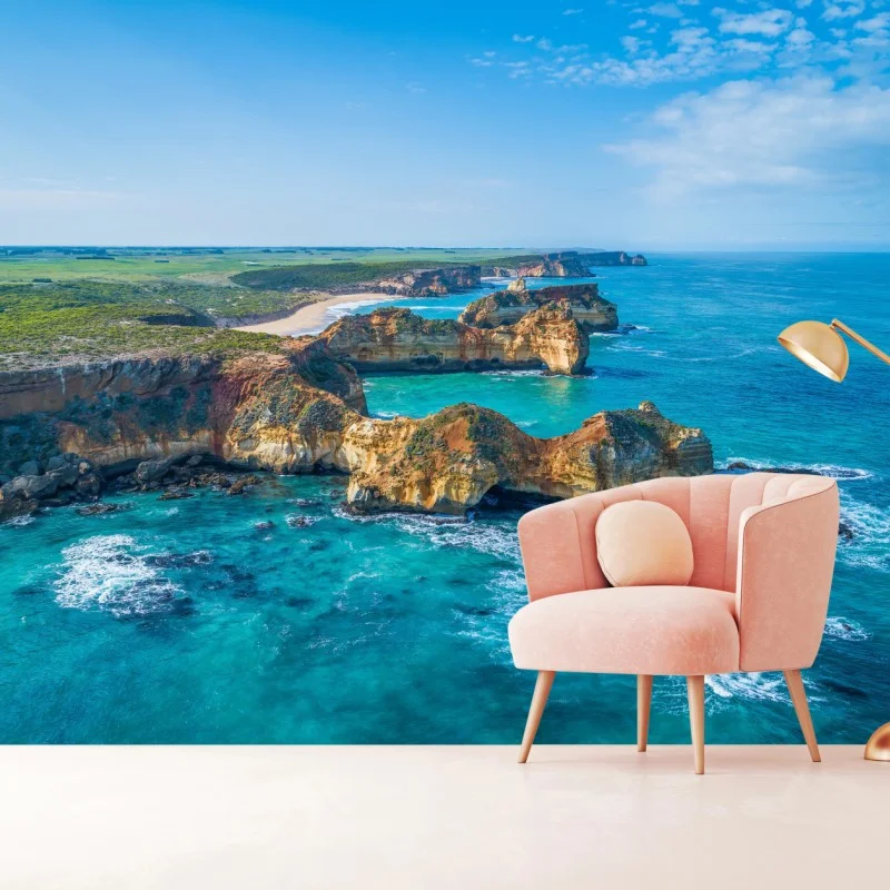 Carta da parati scorcio costiero del Great Ocean Road