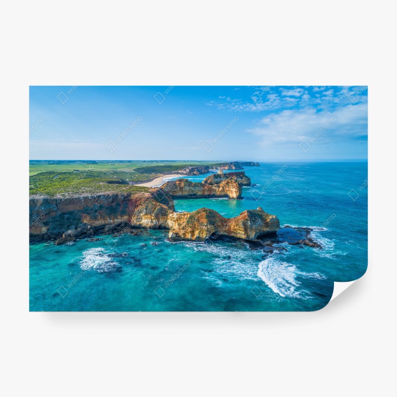 Carta da parati scorcio costiero del Great Ocean Road
