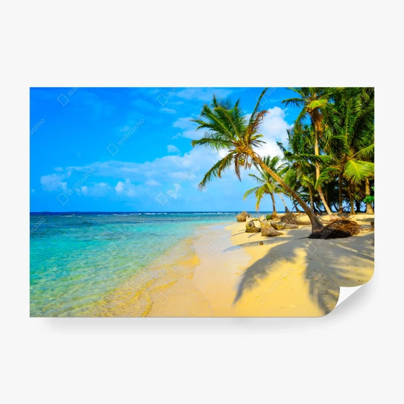 Carta da parati spiaggia tropicale al sole