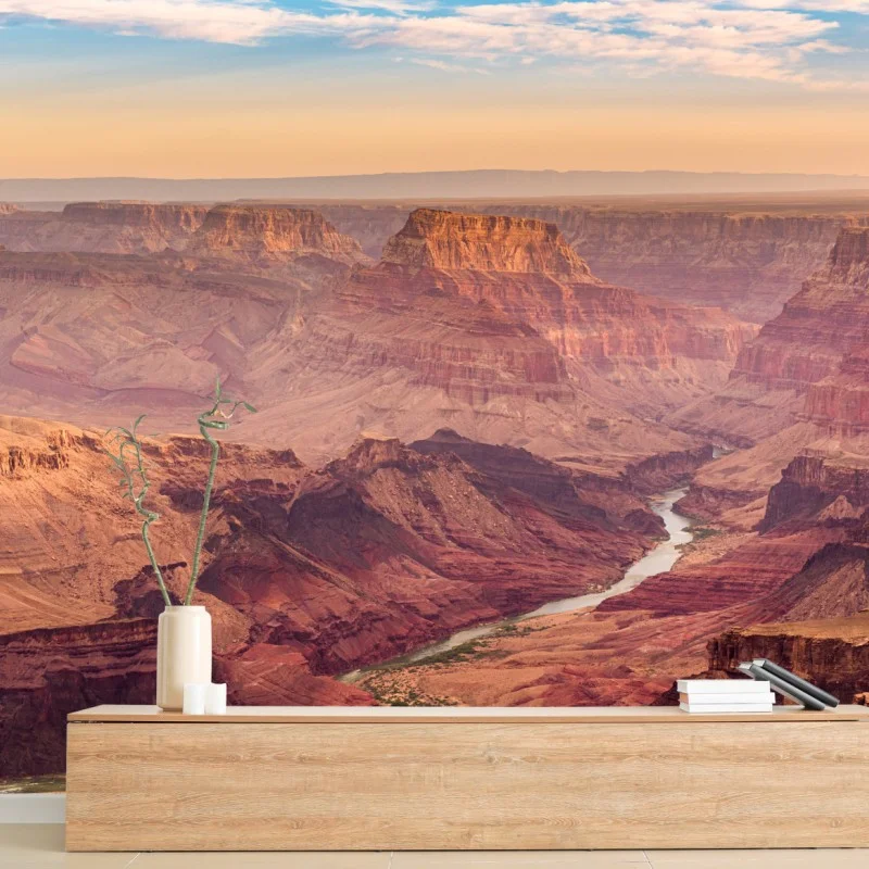 Carta da parati panorama del Grand Canyon al tramonto