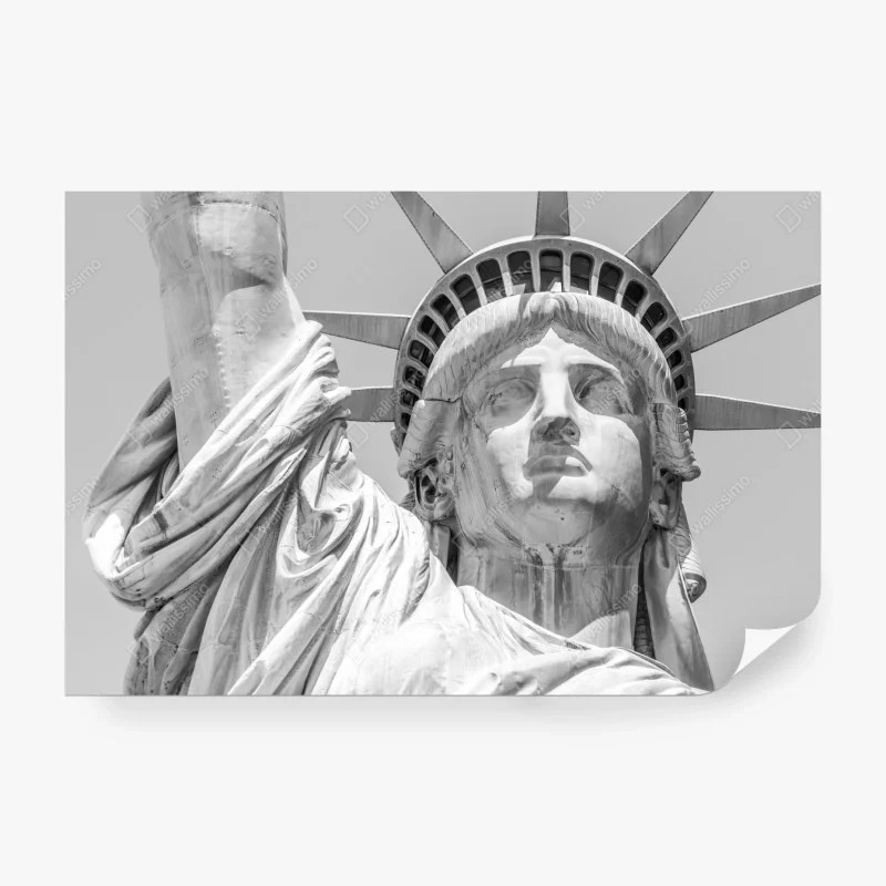 Carta da parati dettaglio monumentale della Statua della Libertà