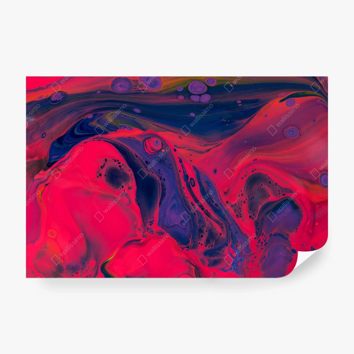 Carta da parati effetto marmorizzato magenta e viola • Wallissimo® Carta da parati effetto marmorizzato magenta e viola • Wallissimo®