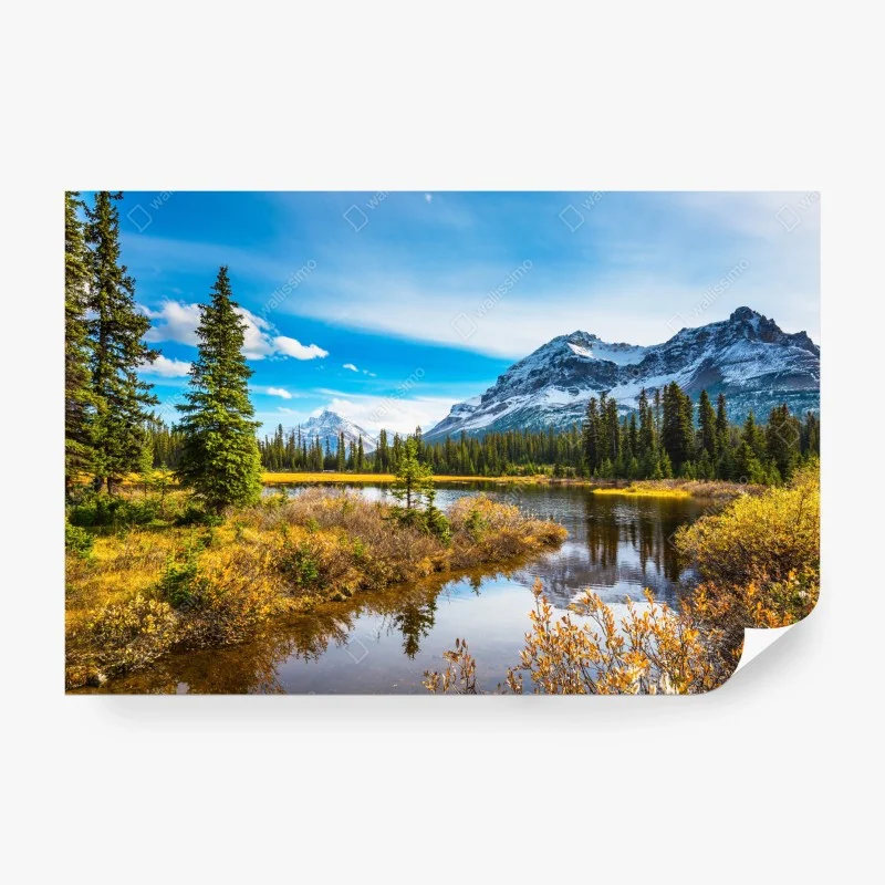 Carta da parati riflessi delle Montagne Rocciose