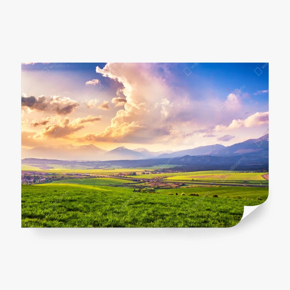 Carta da parati paesaggio primaverile dei Tatra • Wallissimo® Carta da parati paesaggio primaverile dei Tatra • Wallissimo®