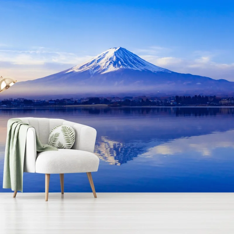 Carta da parati serenità del Monte Fuji all'alba