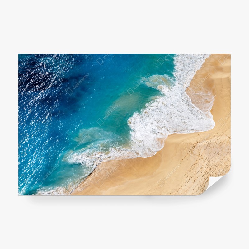 Carta da parati spiaggia tropicale vista aerea