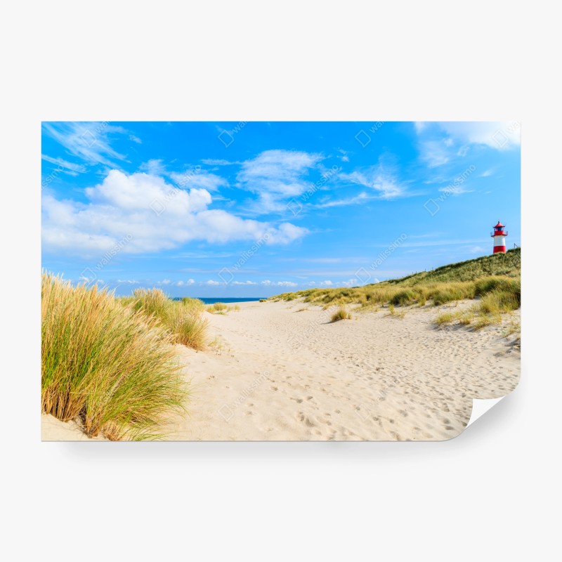 Carta da parati serenità delle dune di Ellenbogen, Sylt