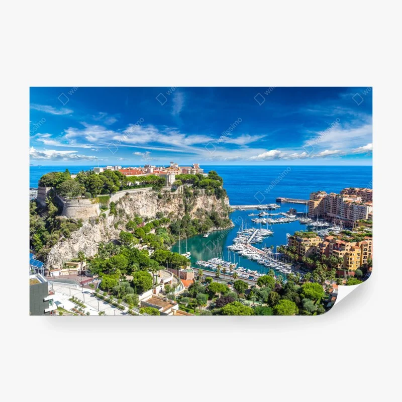 Carta da parati panorama del palazzo del principe a Monte Carlo