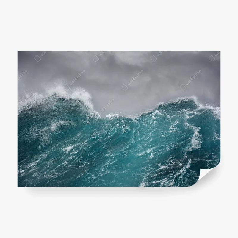 Carta da parati forza del mare in tempesta