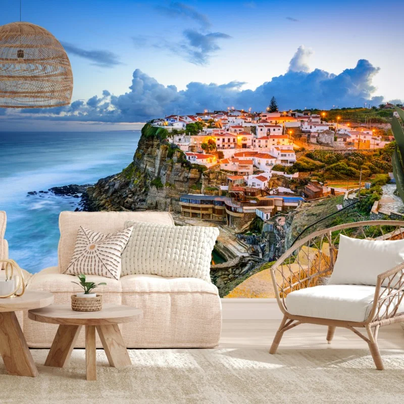 Carta da parati scorcio romantico di Azenhas do Mar