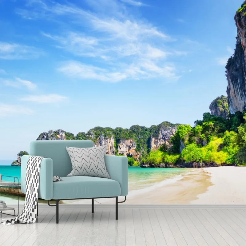 Carta da parati relax a Railay: spiaggia tropicale di Krabi