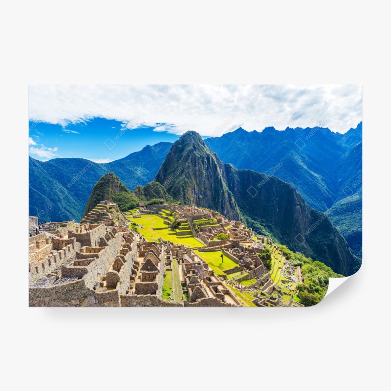 Carta da parati mistero delle rovine di Machu Picchu