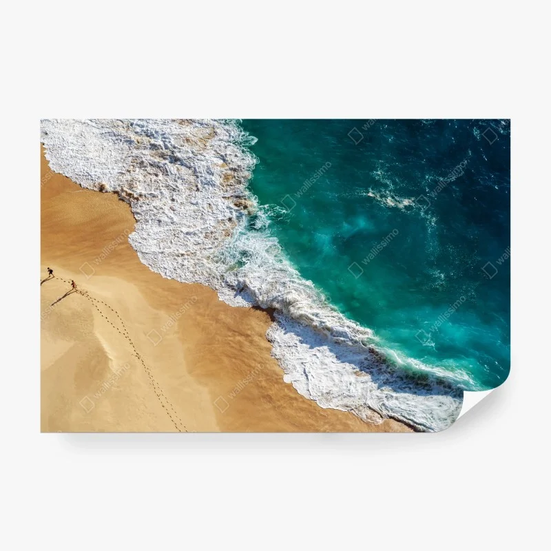 Carta da parati panorama aereo di Kelingking Beach, Nusa Penida