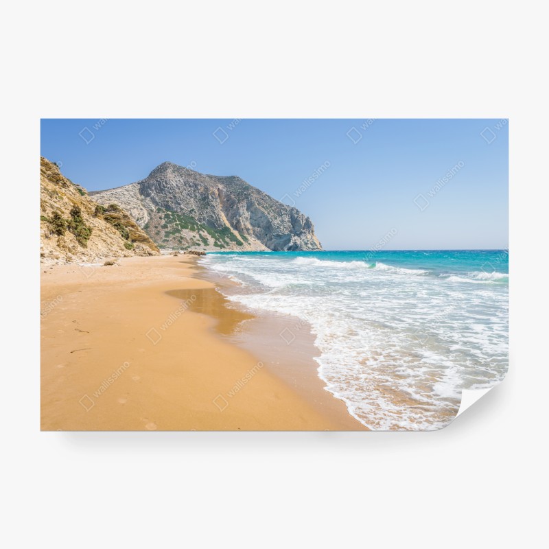 Carta da parati spiaggia incontaminata e mare turchese