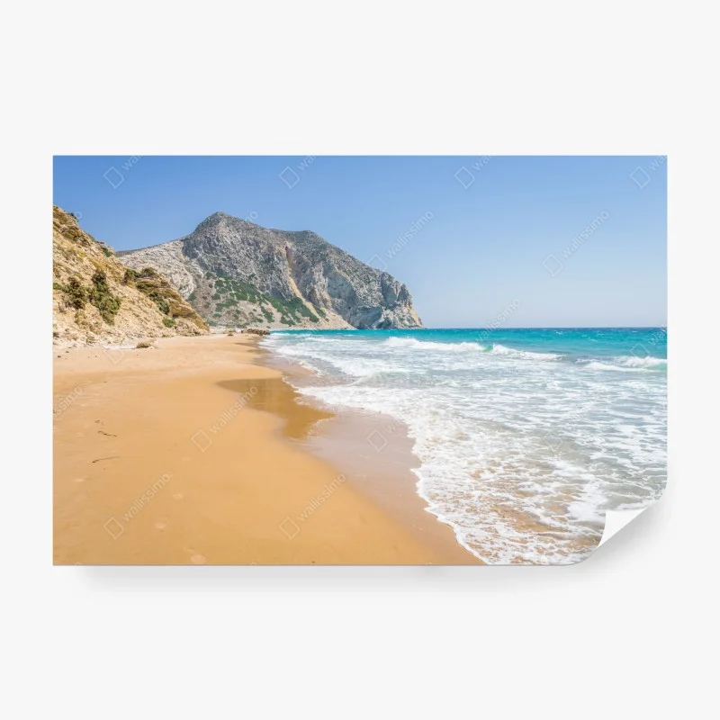 Carta da parati spiaggia incontaminata e mare turchese