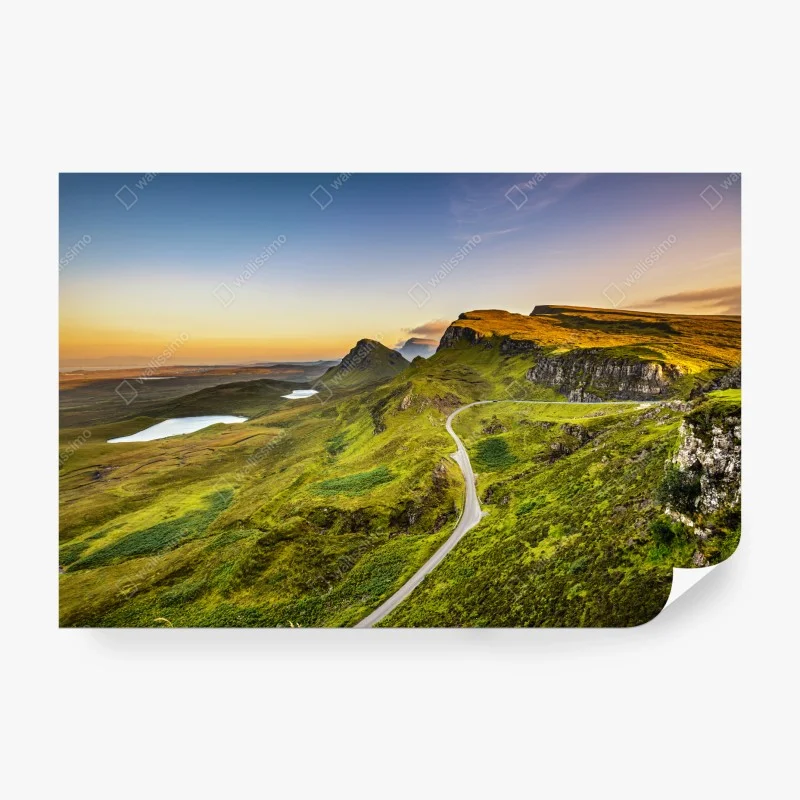 Carta da parati tramonto sul Quiraing, Isle of Skye