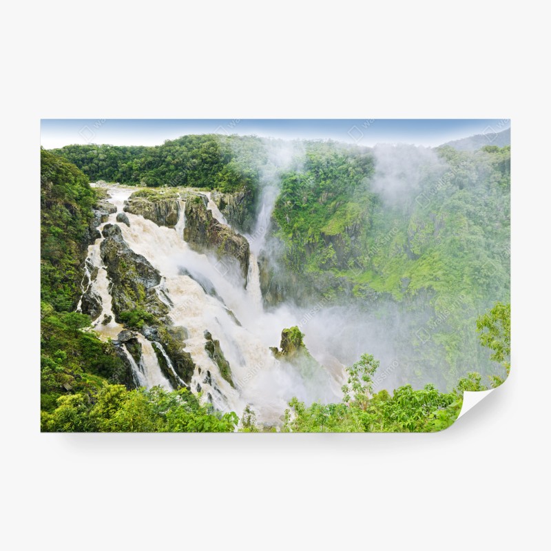 Carta da parati cascata maestosa di Barron Falls