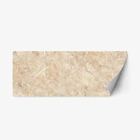 Adesivo riposizionabile texture marmo beige elegante • Wallissimo®