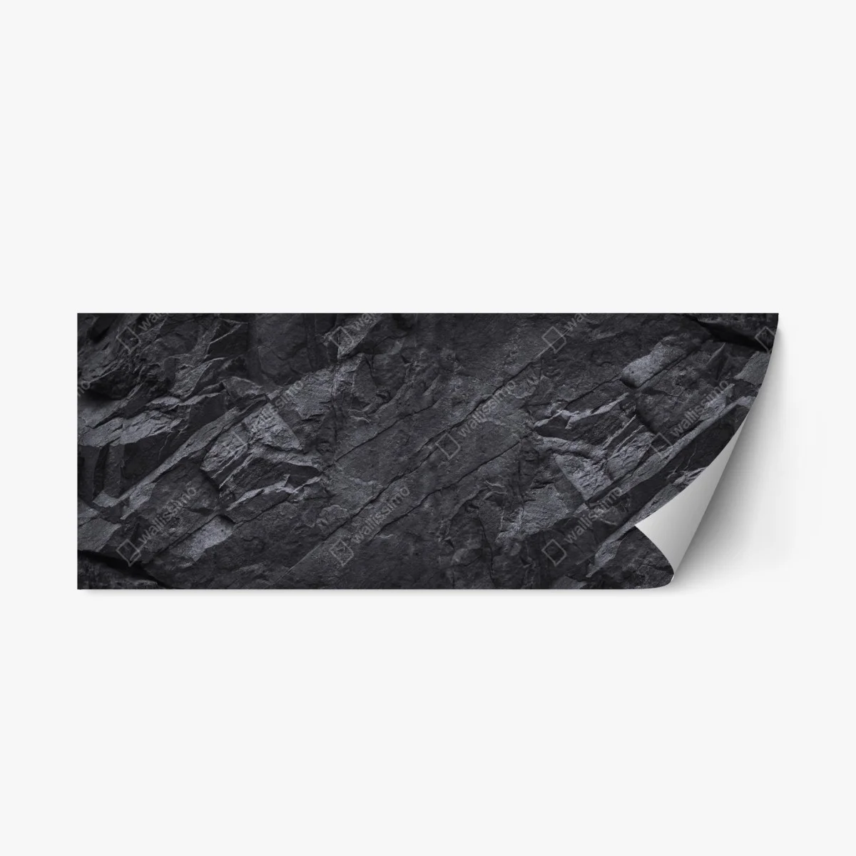 Adesivo riposizionabile texture rocciosa scura minimalista • Wallissimo® Adesivo riposizionabile texture rocciosa scura minimalista • Wallissimo®