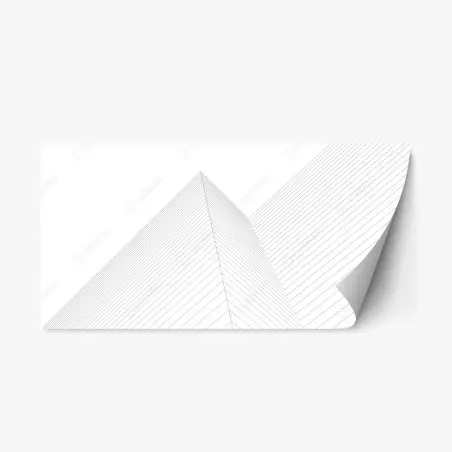Adesivo riposizionabile geometria prospettica: linee architettoniche • Wallissimo®