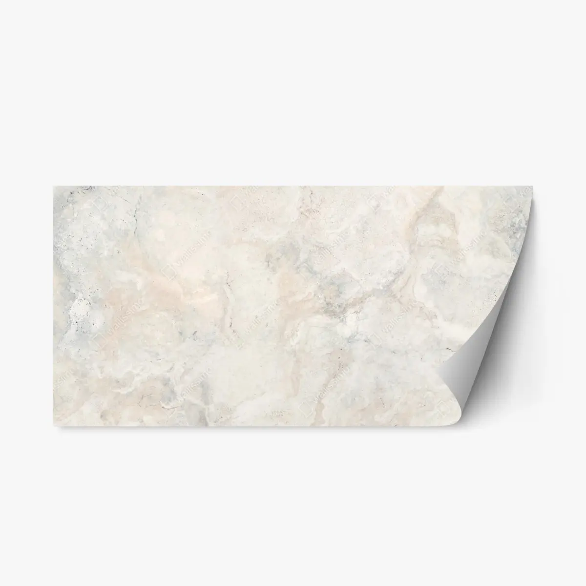 Adesivo riposizionabile venature marmorizzate crema e grigio • Wallissimo®