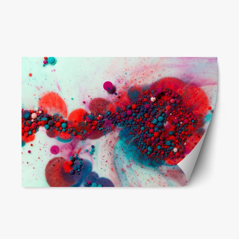 Adesivo riposizionabile marmo liquido cosmico dai colori vivaci