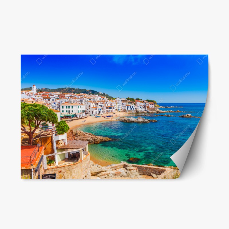 Adesivo riposizionabile panorama costiero della Costa Brava