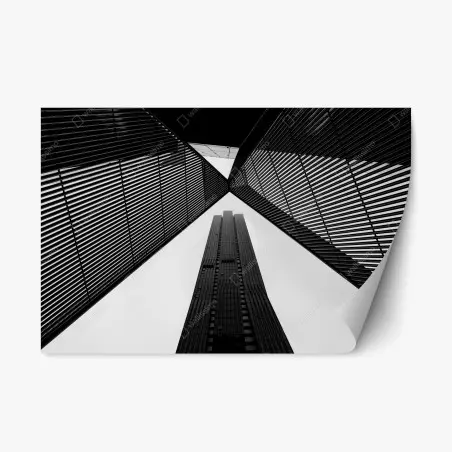 Adesivo riposizionabile contrasti geometrici a Melbourne • Wallissimo®