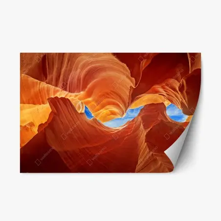 Adesivo riposizionabile giochi di luce nell'Antelope Canyon • Wallissimo®