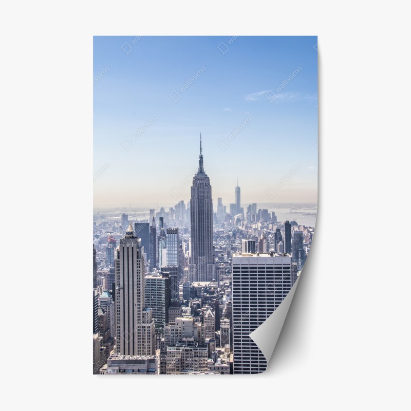 Adesivo riposizionabile veduta iconica di New York