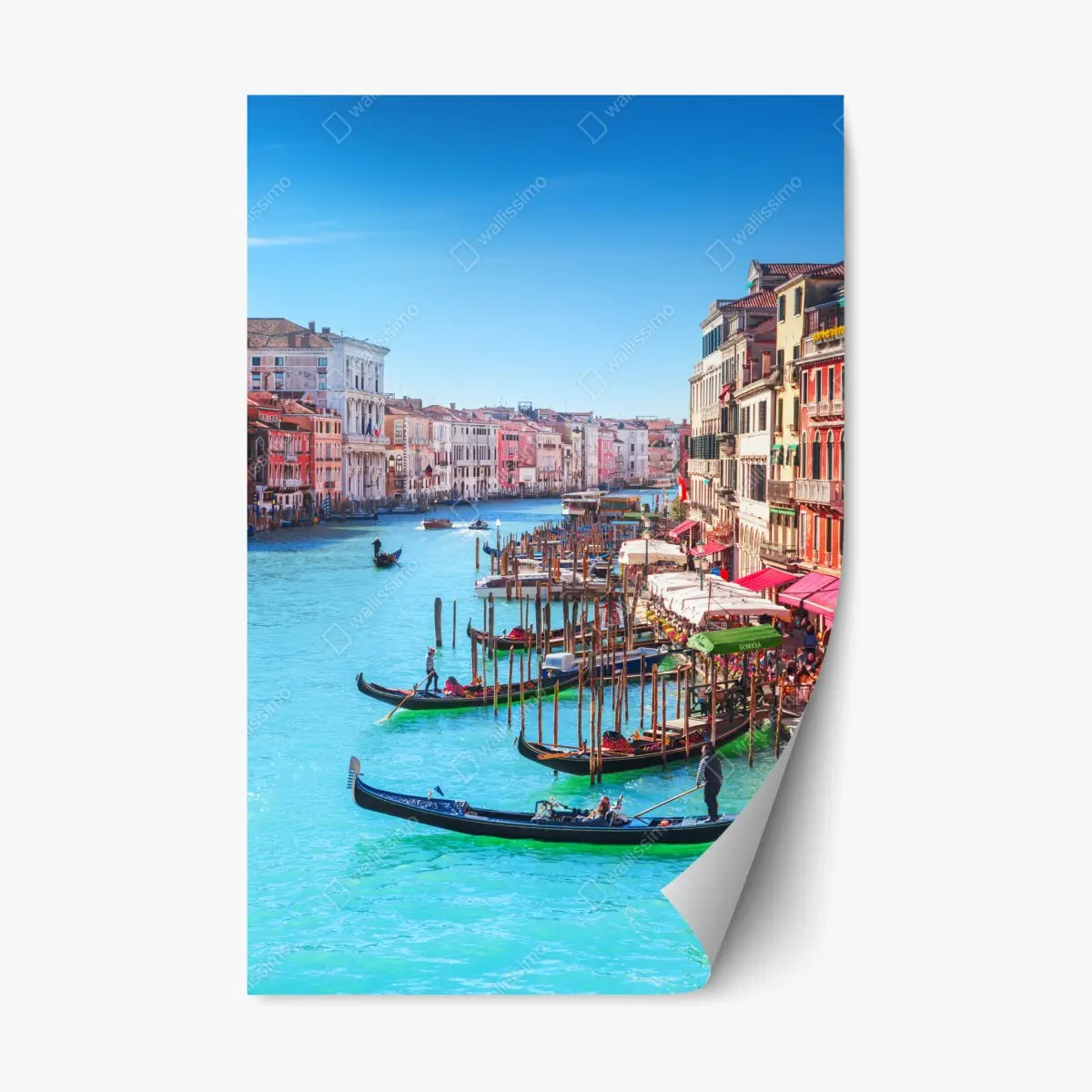 Adesivo riposizionabile vista sul Canal Grande di Venezia • Wallissimo®