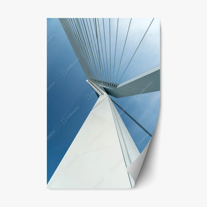 Adesivo riposizionabile prospettiva di un ponte moderno