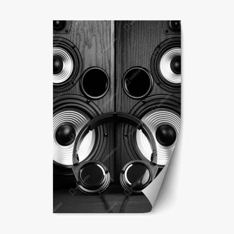 Adesivo riposizionabile vibrazioni sonore monocromatiche