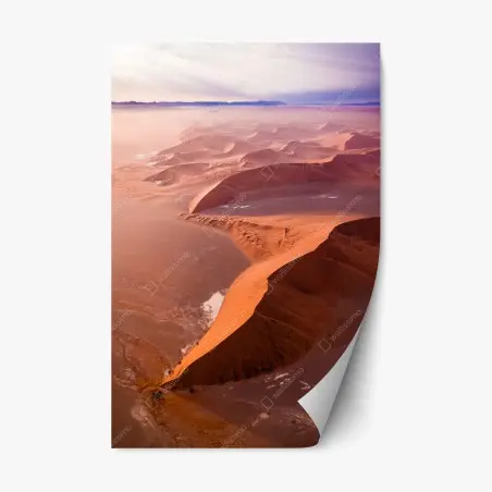 Adesivo riposizionabile mistiche dune di Sossusvlei, Namibia • Wallissimo®