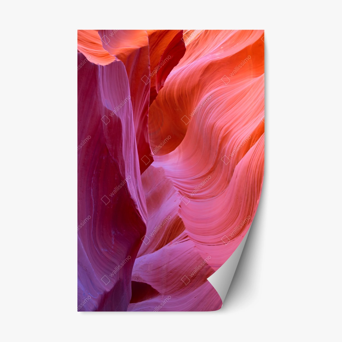 Adesivo riposizionabile forme scolpite ad Antelope Canyon • Wallissimo®