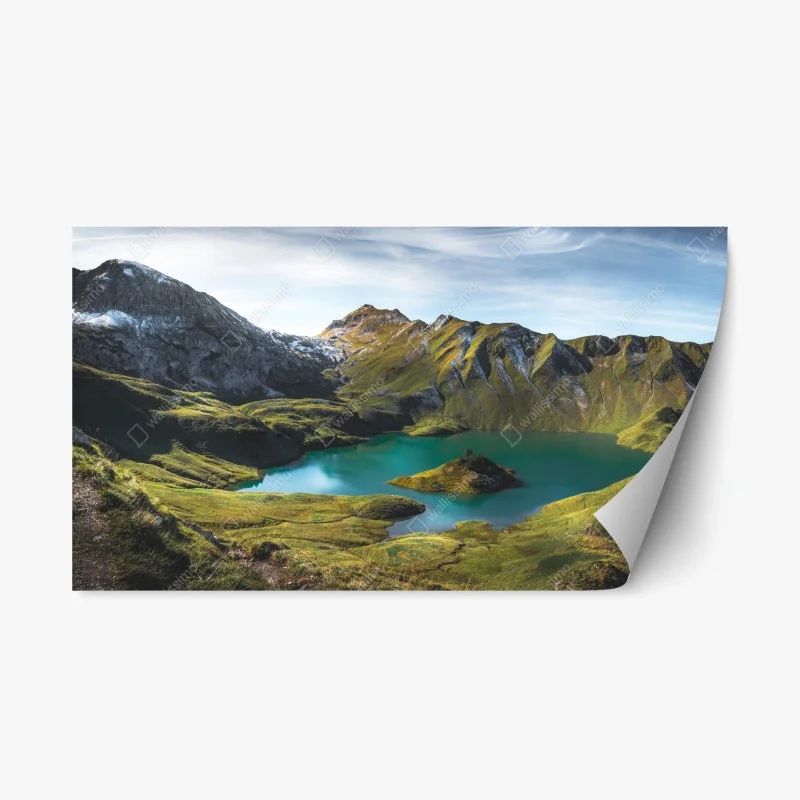 Adesivo riposizionabile panorama alpino sul Lago Schrecksee
