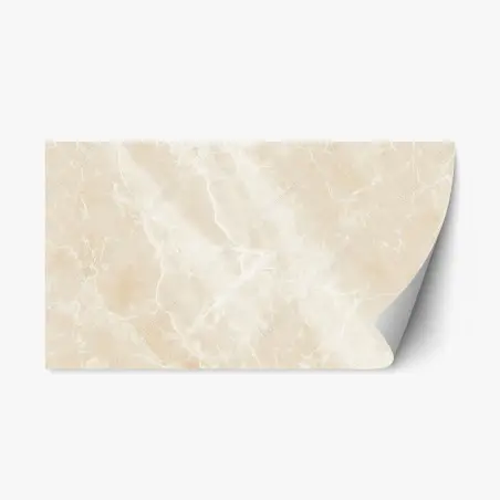 Adesivo riposizionabile marmo beige venato elegante • Wallissimo®