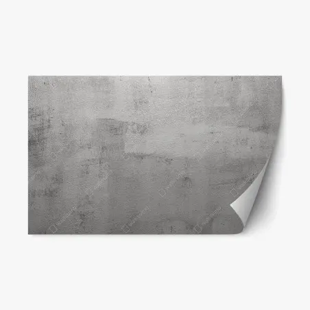 Adesivo riposizionabile effetto muro di cemento grigio industriale • Wallissimo®