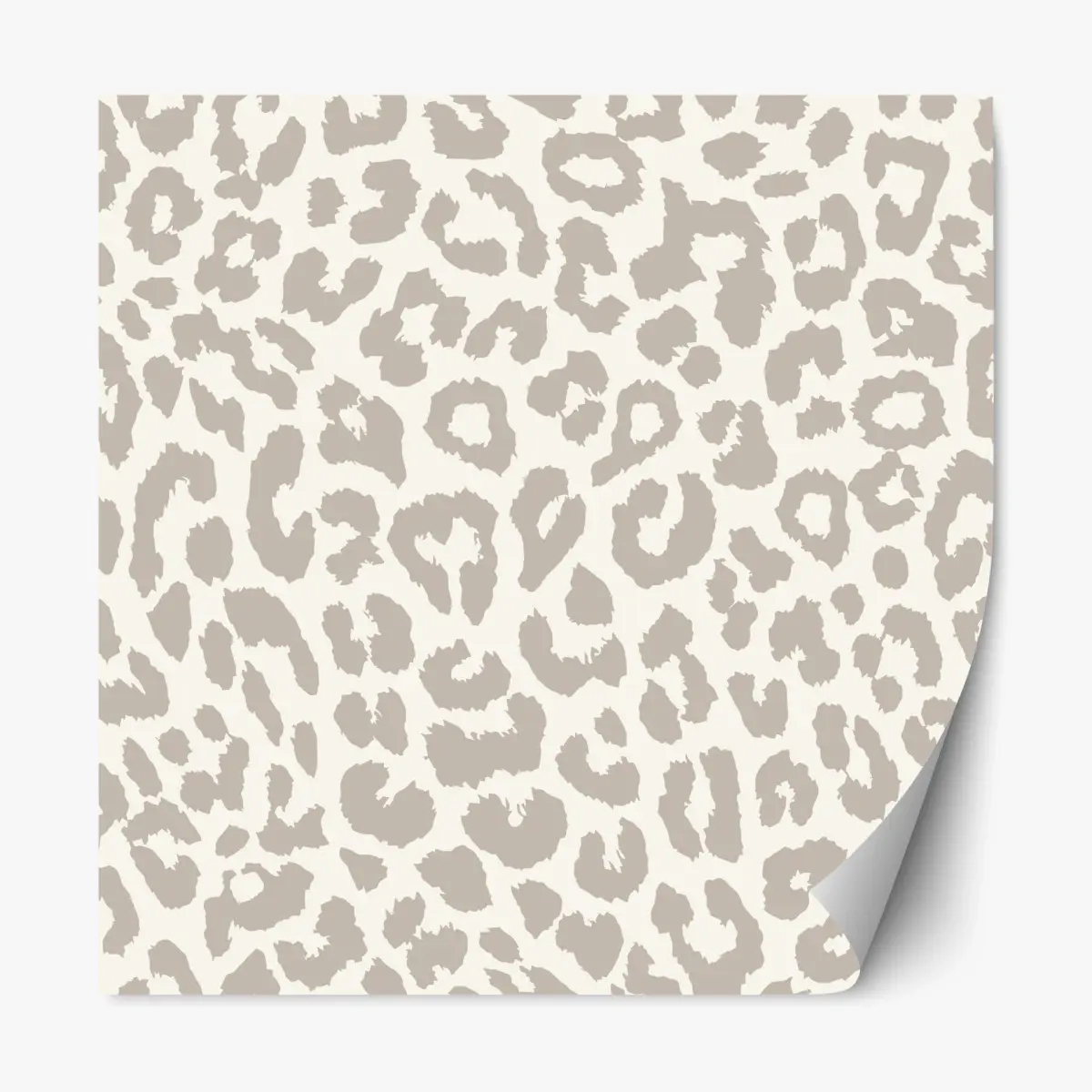 Adesivo riposizionabile motivo animalier maculato color sabbia • Wallissimo® Adesivo riposizionabile motivo animalier maculato color sabbia • Wallissimo®